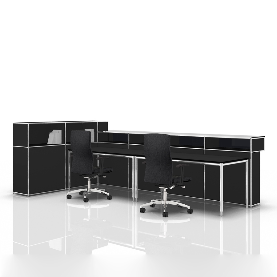 Bosse Modul Space Empfangstheke 8 schwarz