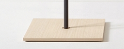Standfuß Eiche furniert