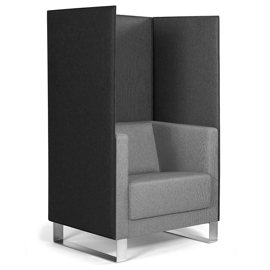 Profim Vancouver Lite VL1VW Lounge Akustik Sessel | Kufengestell | Trennwand | Konfigurator