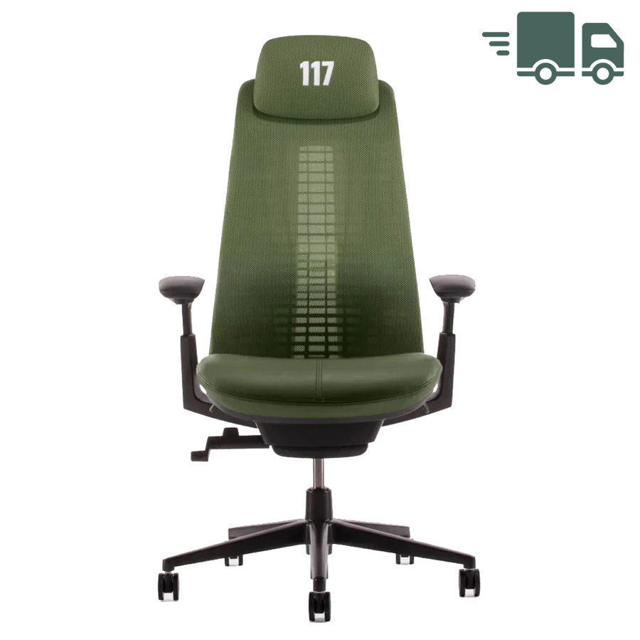 Haworth Fern X Halo Gaming Chair | Bis 150 kg | Leder-Sitzfläche