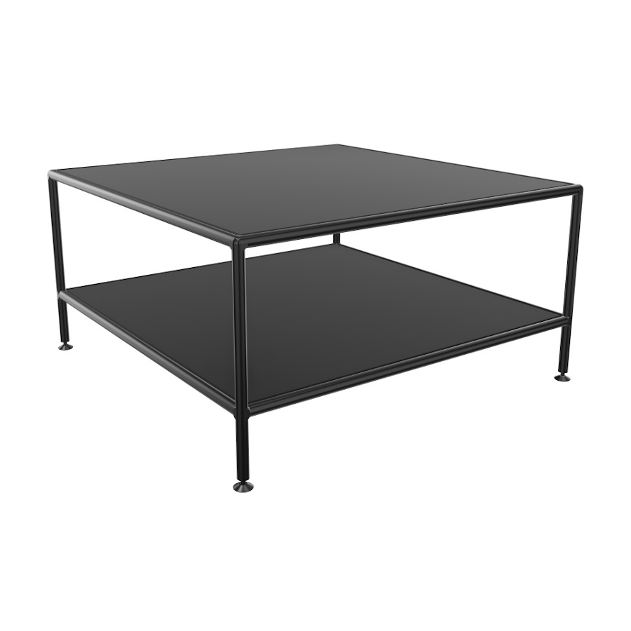 Bosse Couchtisch Black Edition in Melamin Schwarz