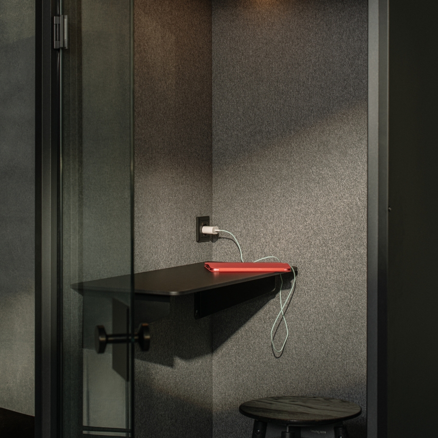 Berlin Acoustics Focus Akustikbox Telefonbox in Weiß