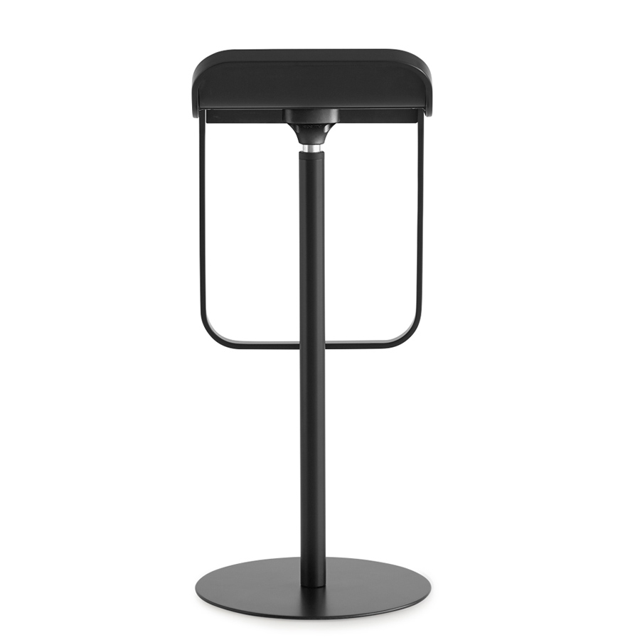 lapalma LEM S81 Barhocker | Laminat Fenix schwarz | Fixe Höhe