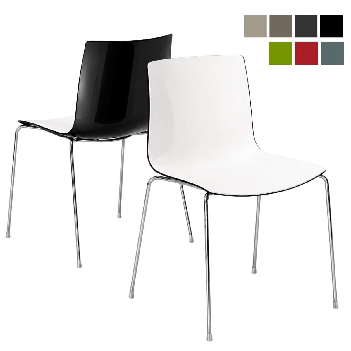 Arper CATIFA 46 0251 zweifarbig schwarz