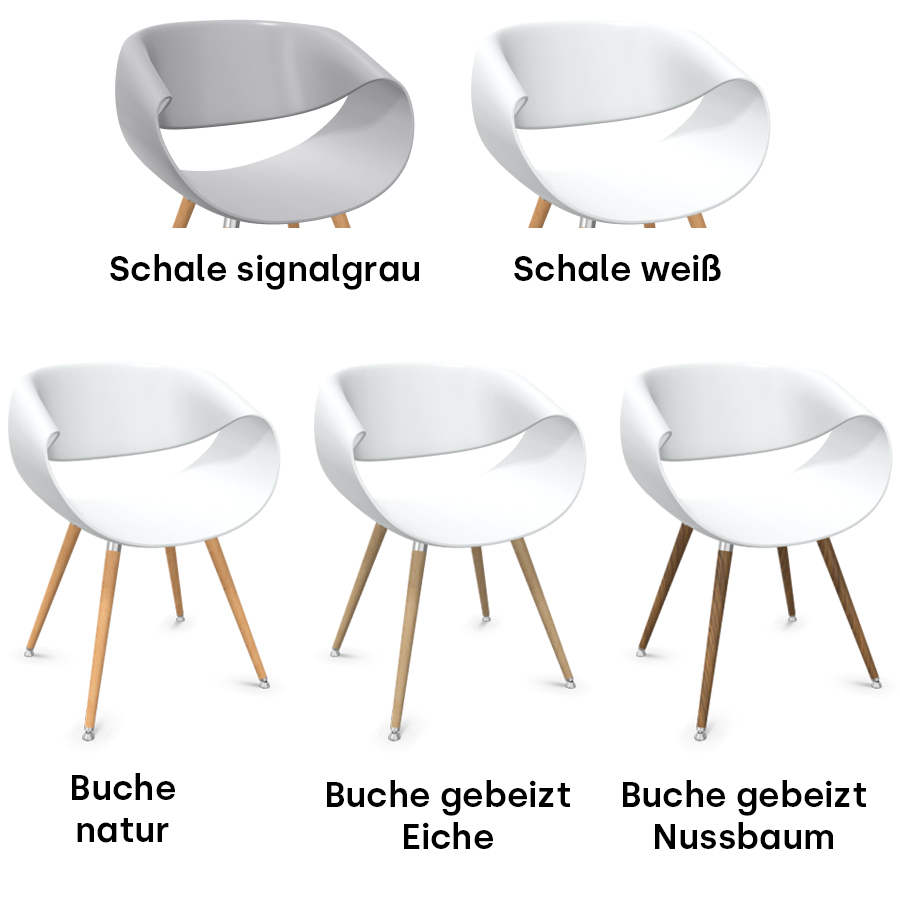 Züco LITTLE PERILLO PE 537 | Vierfuß | Holzbeine | Konfigurator