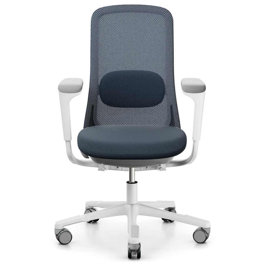 HAG SoFi Mesh 7500 Dark Blue mit Gestell in Weiß