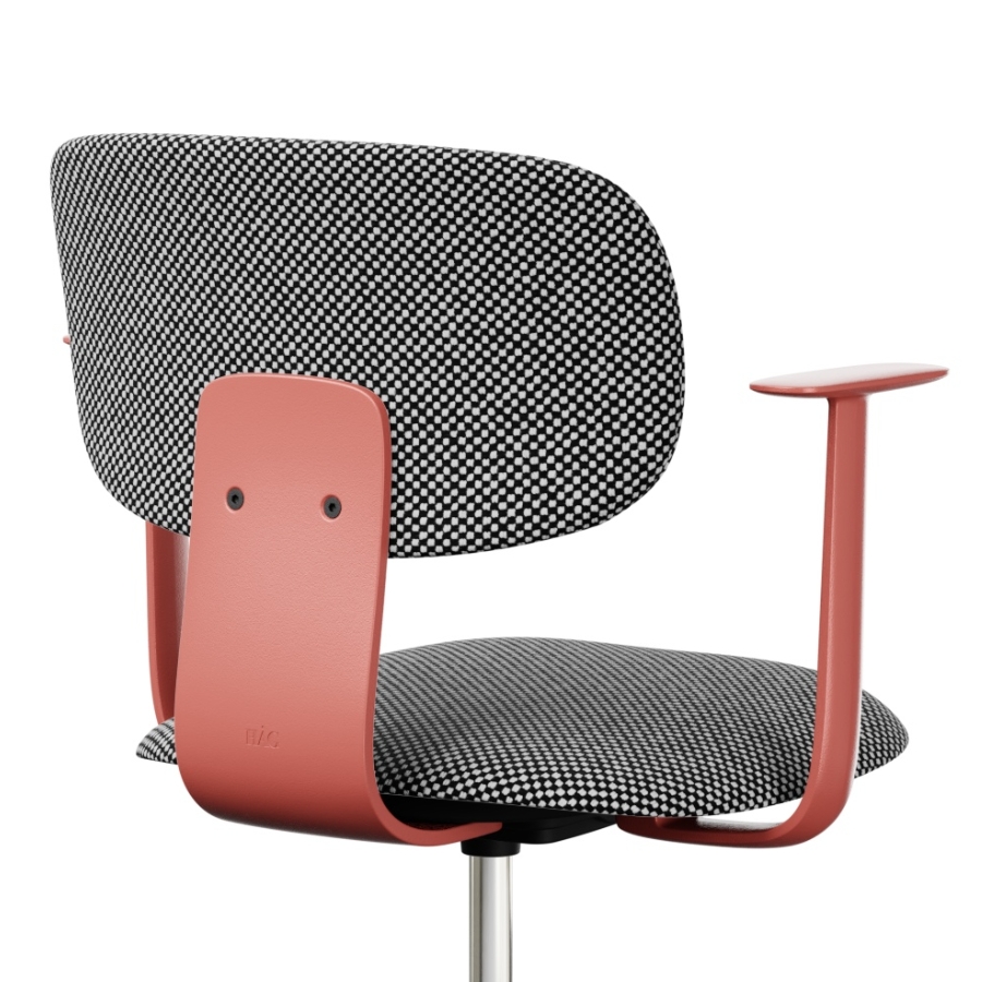 HAG Tion 2160 Bürostuhl Blush Rose - Sitz u. Rücken gepolstert - Stoff Sisu 165