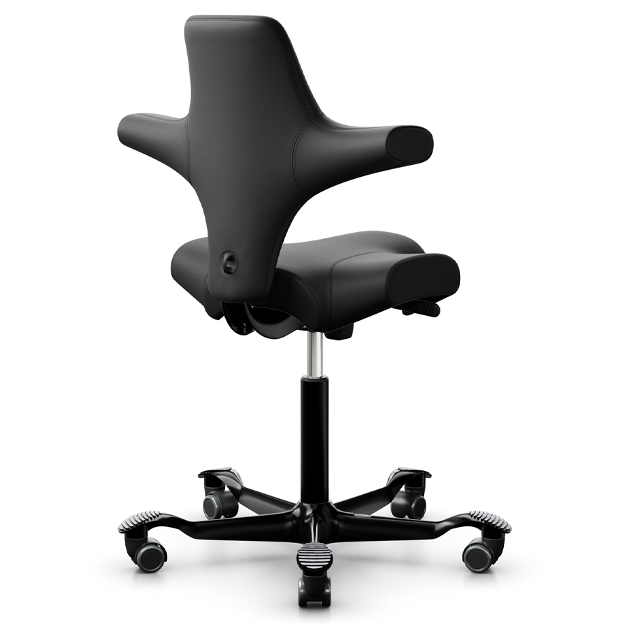 HAG Capisco 8106 Kunstleder schwarz | Gestell schwarz
