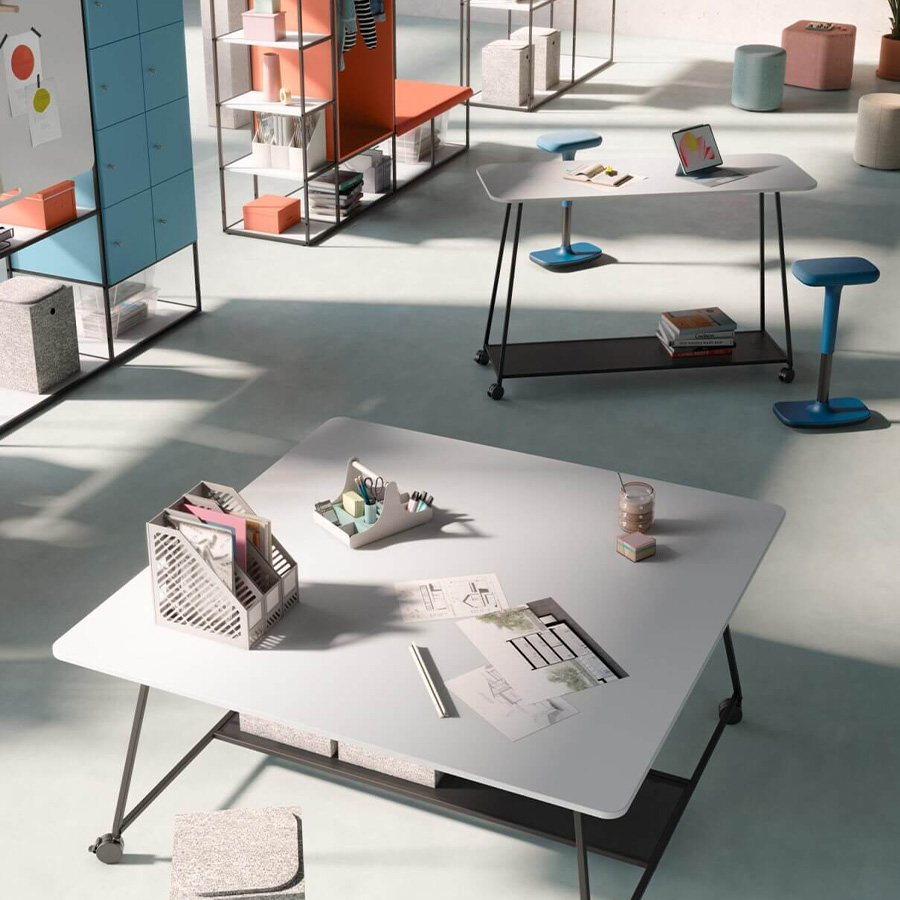 Palmberg P5 FLEX Meetingtisch | Rollen | verschiedene Größen | Konfigurator