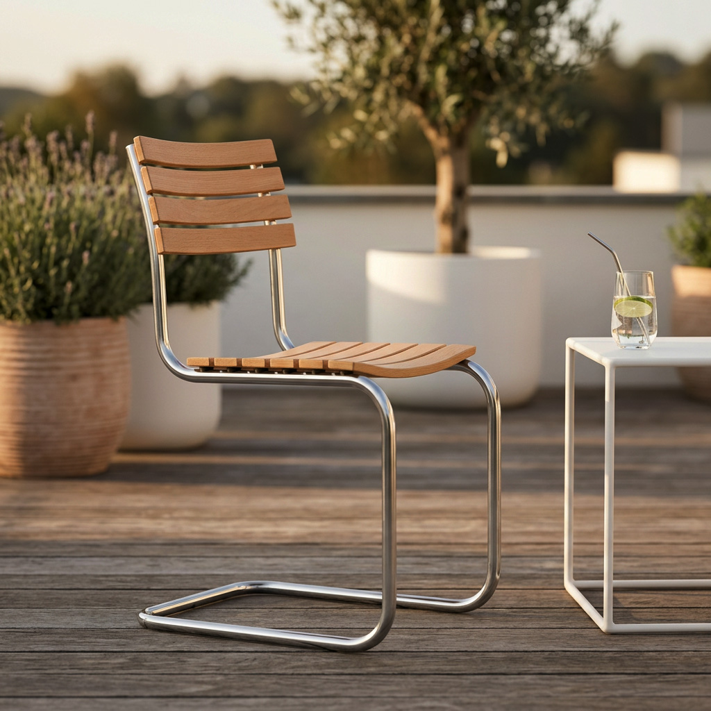 thonet-s40 Gartenstuhl-einzelbild-ki
