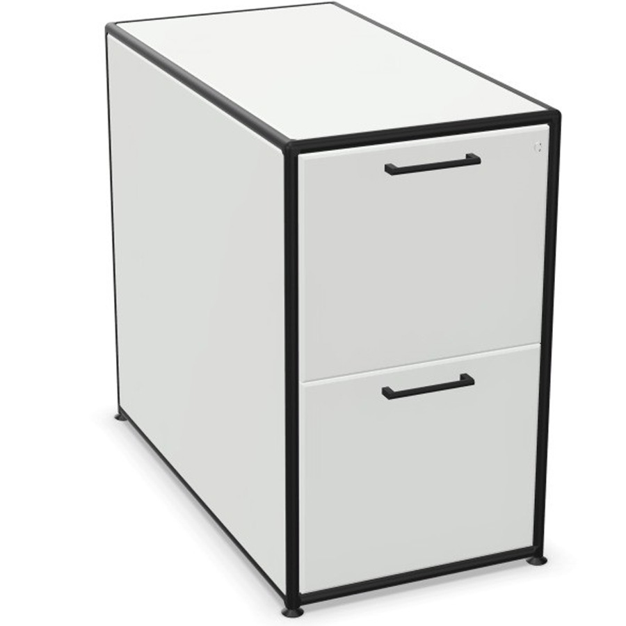 Bosse Modul Space Standcontainer in Weiß Rahmen schwarz