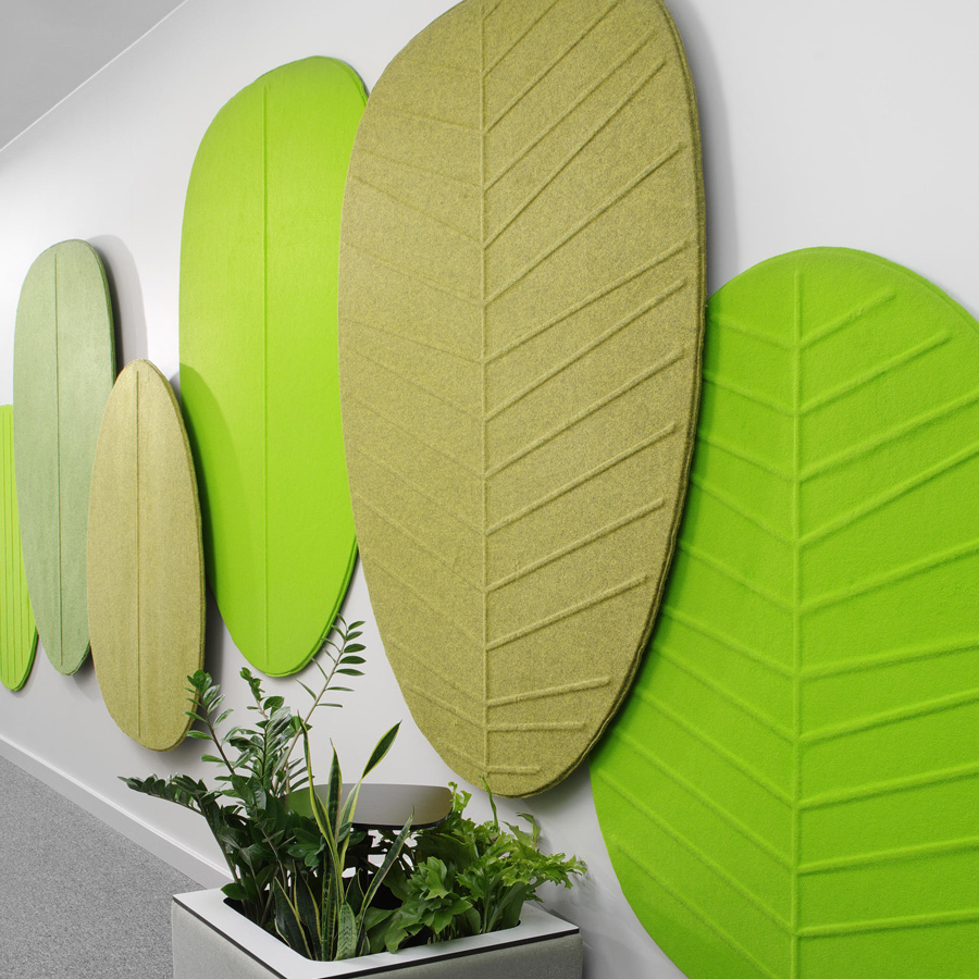 Bejot Alberi Akustik Blatt Wandabsorber grün