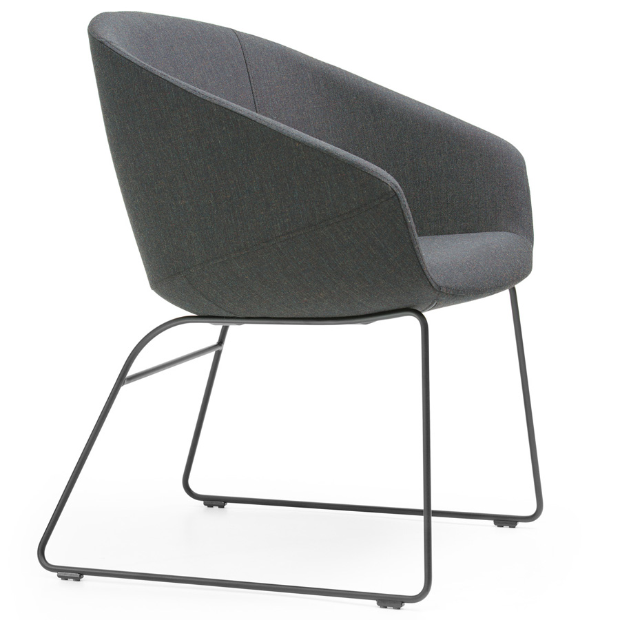 Bejot Oxco OX 270 Konferenzsessel mit Kufengestell, Stoff Sawana SN05