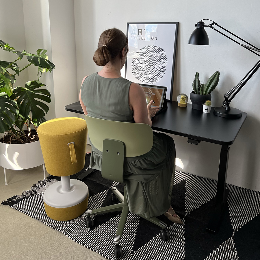 HAG Tion 2100 Bürostuhl | Moss Grey | Sitz u. Rückenschale Kunststoff