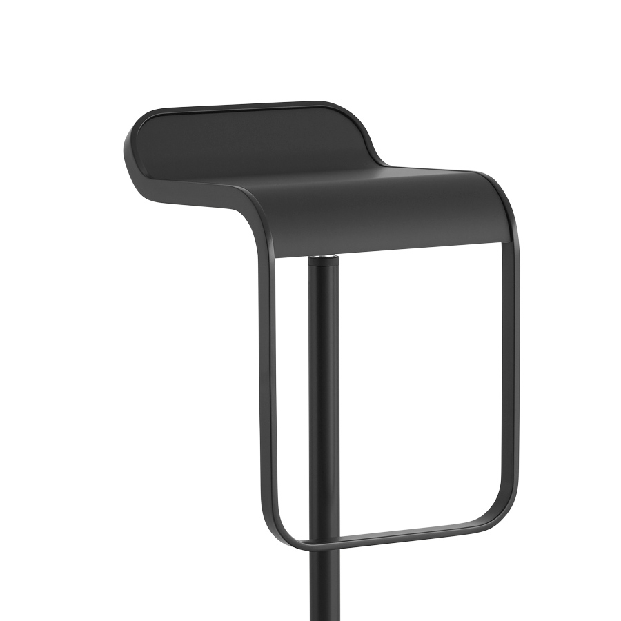 lapalma LEM S81 Barhocker | Laminat Fenix schwarz | Fixe Höhe | Detailbild