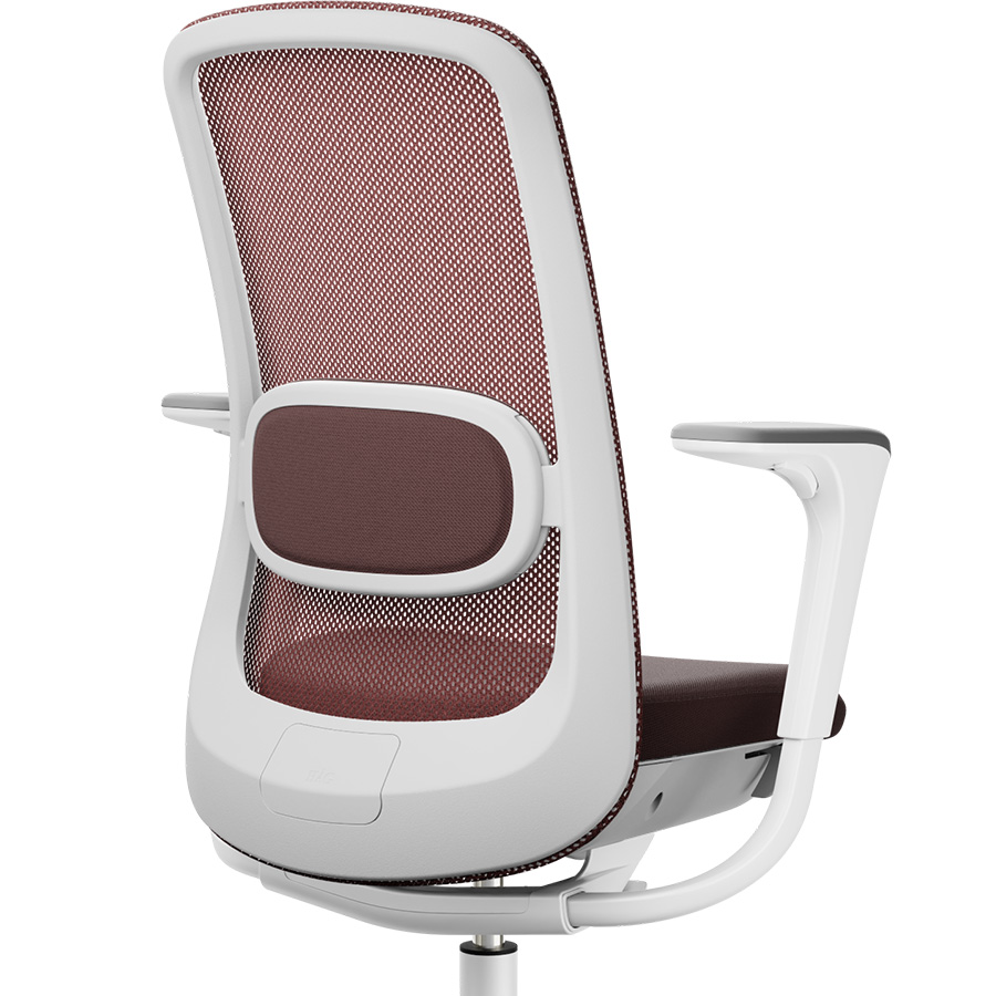 HAG SoFI Mesh 7500 Burgundy mit Gestell in Weiß
