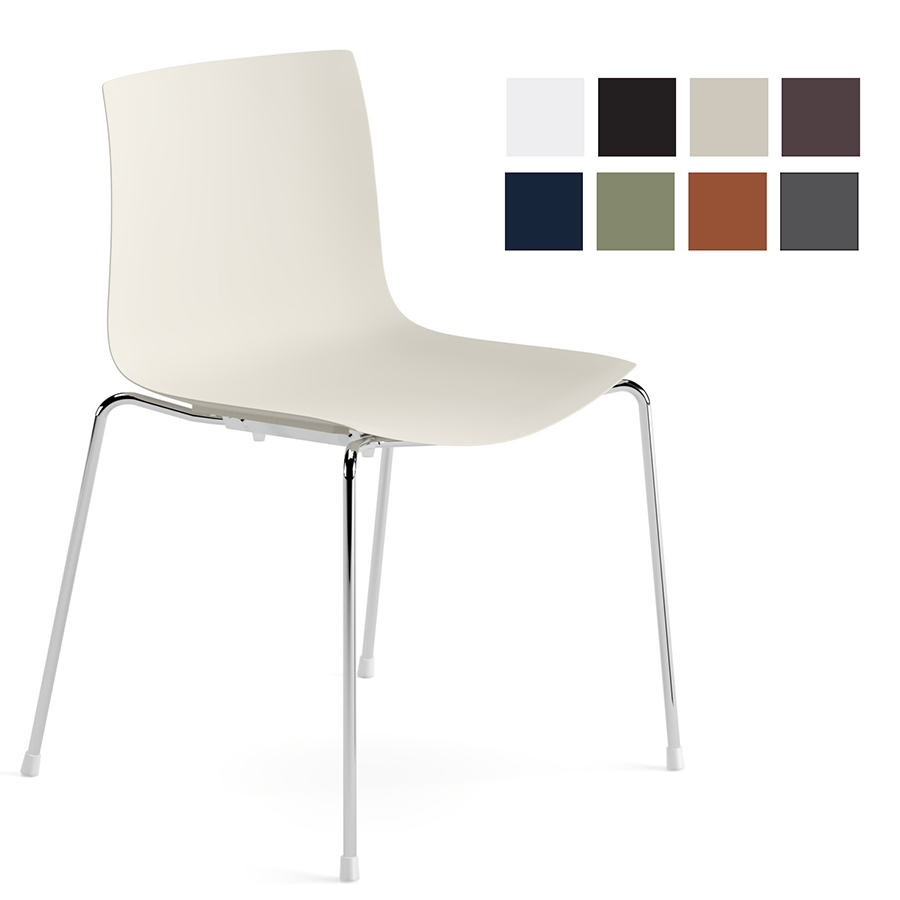 Arper CATIFA 46 0501 (RE) | einfarbig | Vierfuss | Esszimmerstuhl | Outdoor geeignet