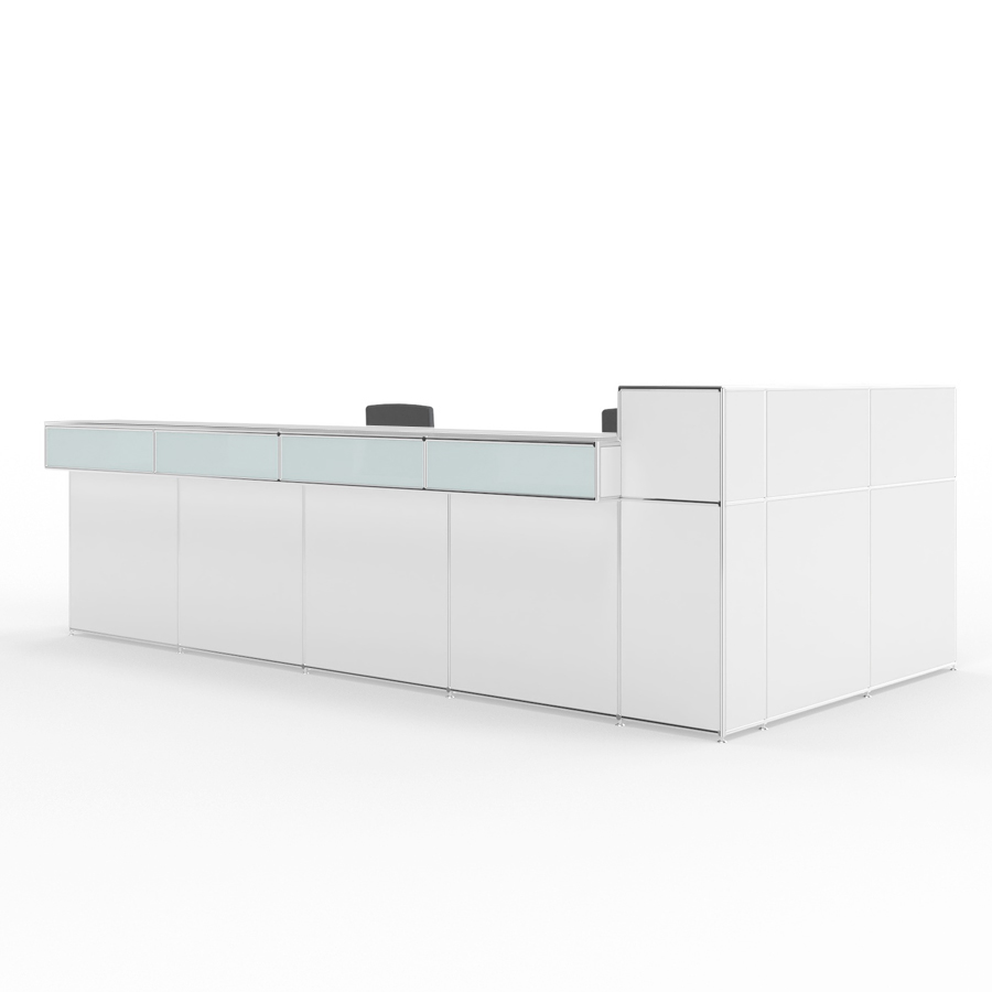 Bosse Modul Space Empfangstheke 8 weiß