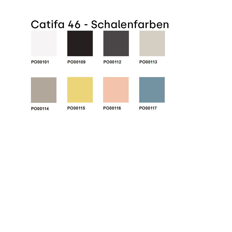 Arper Farbcodes