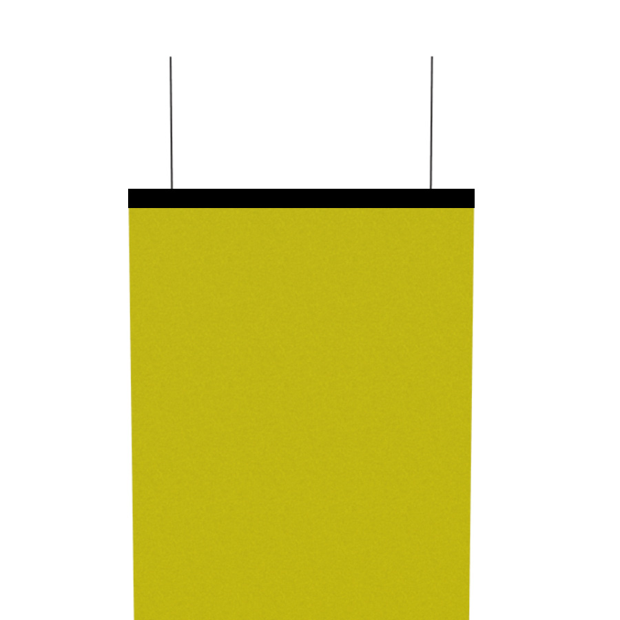 BuzziSpace BuzziFalls Plain | Raumteiler Wand Decke | Nahaufnahme