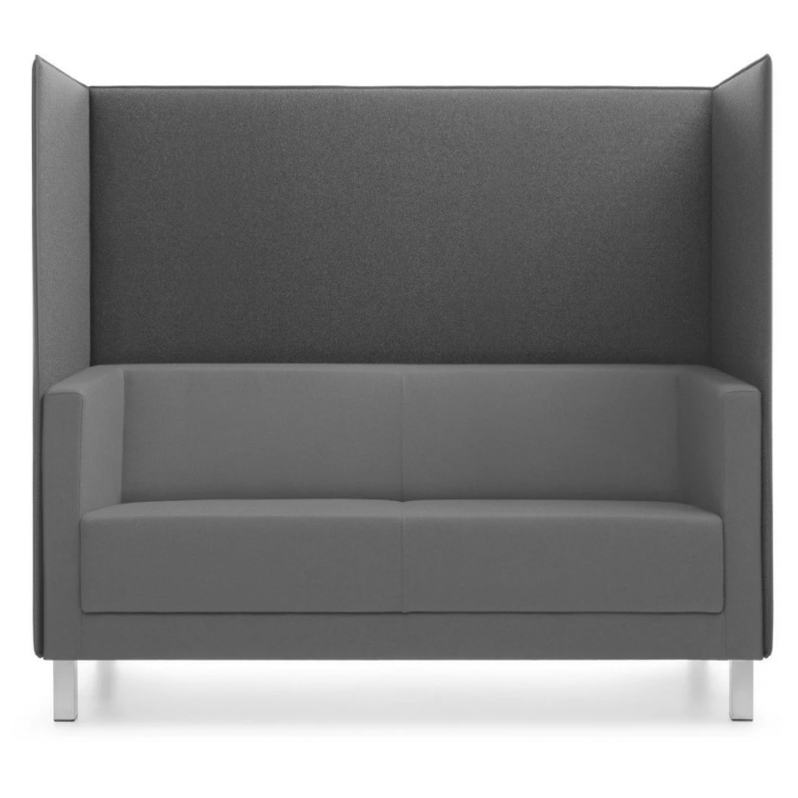 Profim Vancouver Lite Akustik Sofa 2,5-Sitzer mit Trennwänden und Vierfußgestell