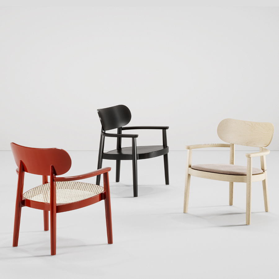 THONET 119 Holzstuhl mit Armlehnen - Beispielbild