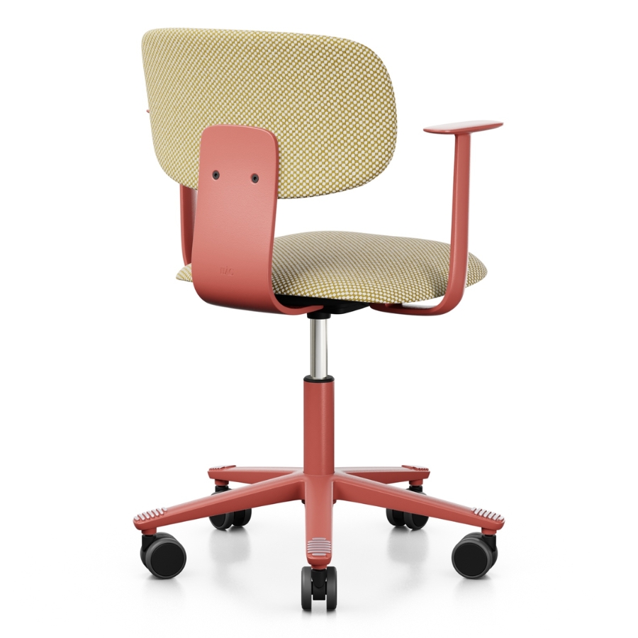HAG Tion 2160 Bürostuhl Blush Rose | Sitz u. Rücken gepolstert | Stoff Sisu 405