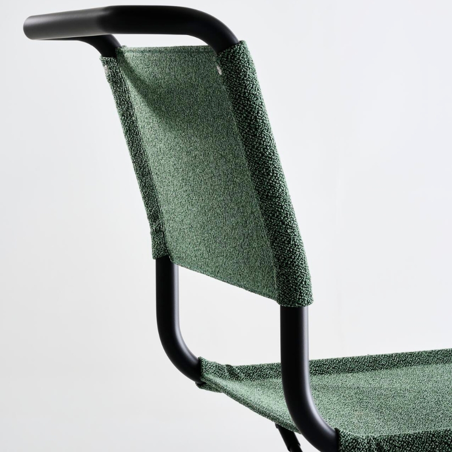 THONET Stahlrohr-Freischwinger S 33 V | Gestell schwarz | Stoffgewebe | Konfigurator