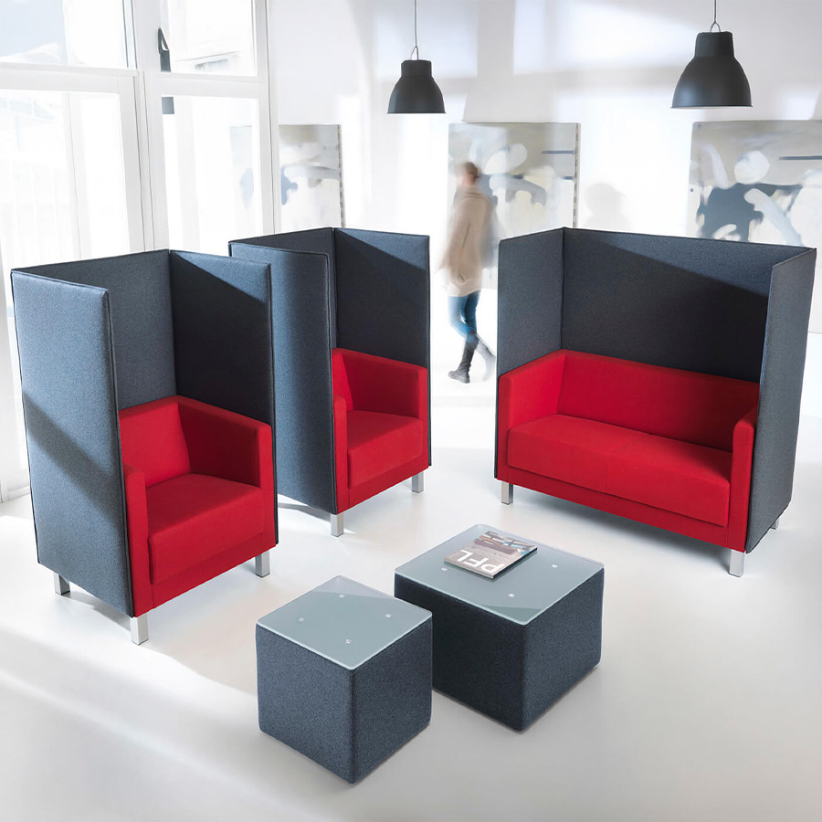 Profim Vancouver Lite VL2HW Akustik Sofa und Sessel mit Trennwand