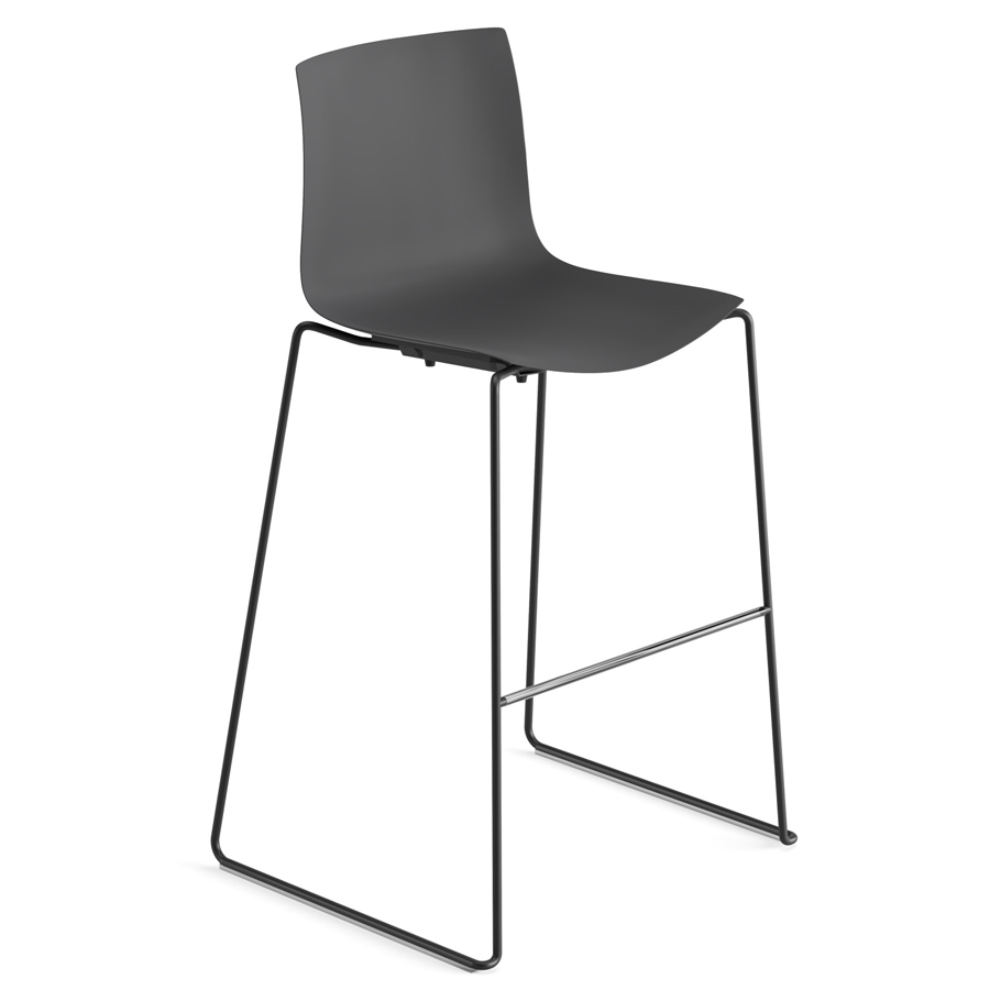 Arper CATIFA 46 (RE) Barhocker | einfarbig | Kufengestell
