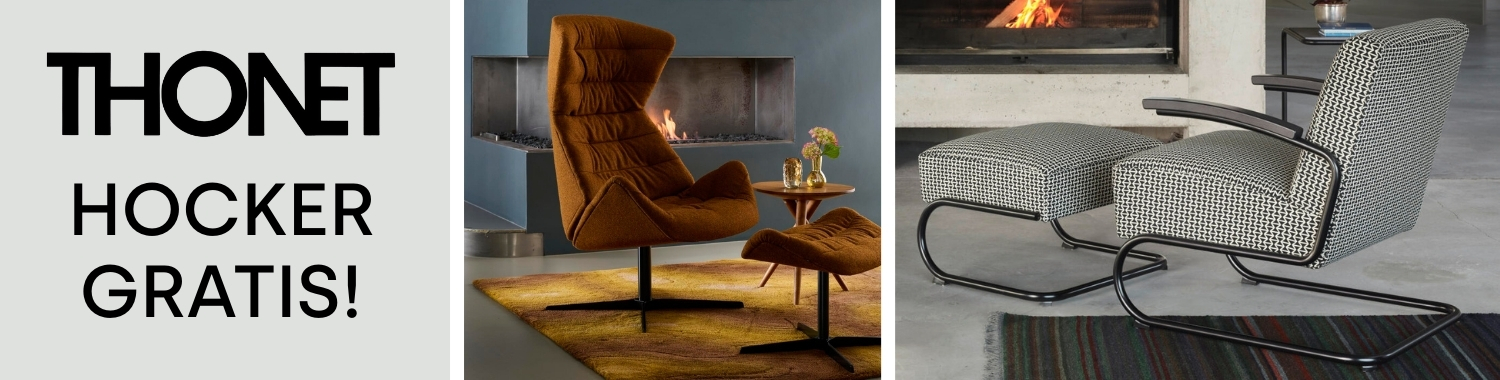 thonet lounge living aktion hocker gratis