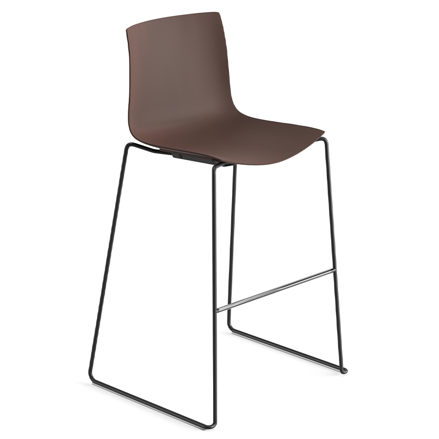 Arper CATIFA 46 (RE) Barhocker | einfarbig | Kufengestell