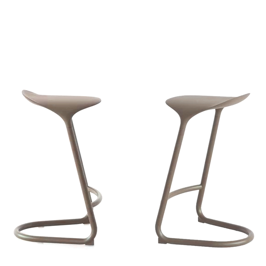 lapalma CROSS Barhocker | Tortora | fixe Höhe 65 cm