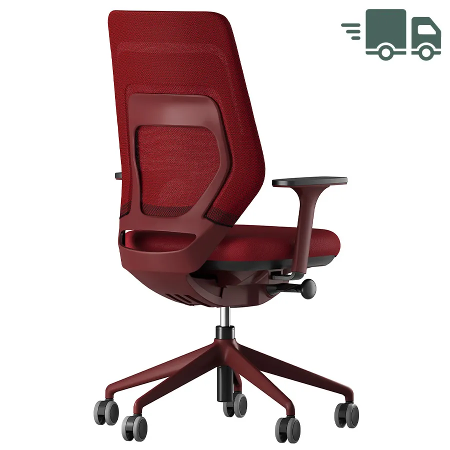 fm Asiento Bürodrehstuhl in Rot Komfort