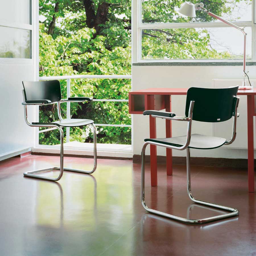 THONET Stahlrohr-Freischwinger S 43 F - Beispielbild