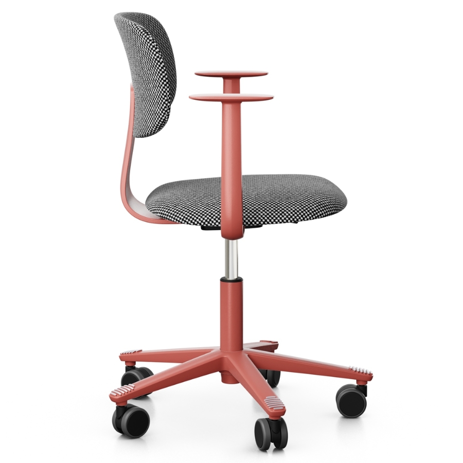 HAG Tion 2160 Bürostuhl Blush Rose - Sitz u. Rücken gepolstert - Stoff Sisu 165