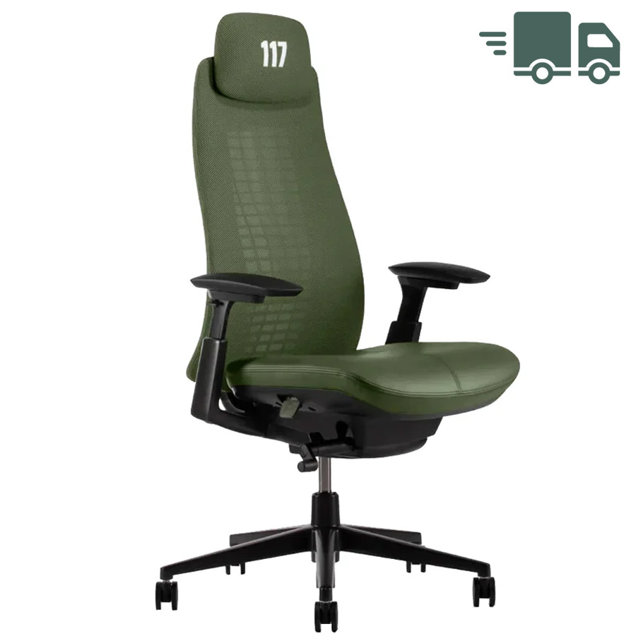 Haworth Fern X Halo Gaming Chair mit Leder-Sitzfläche