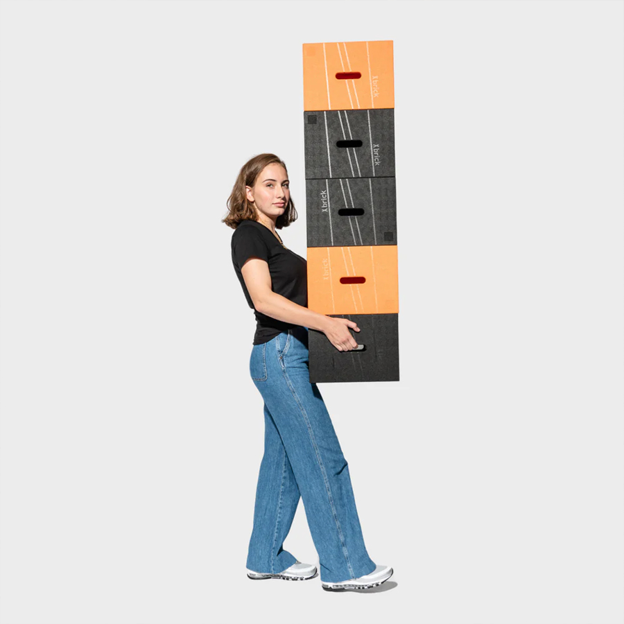 Xbrick orange und schwarz
