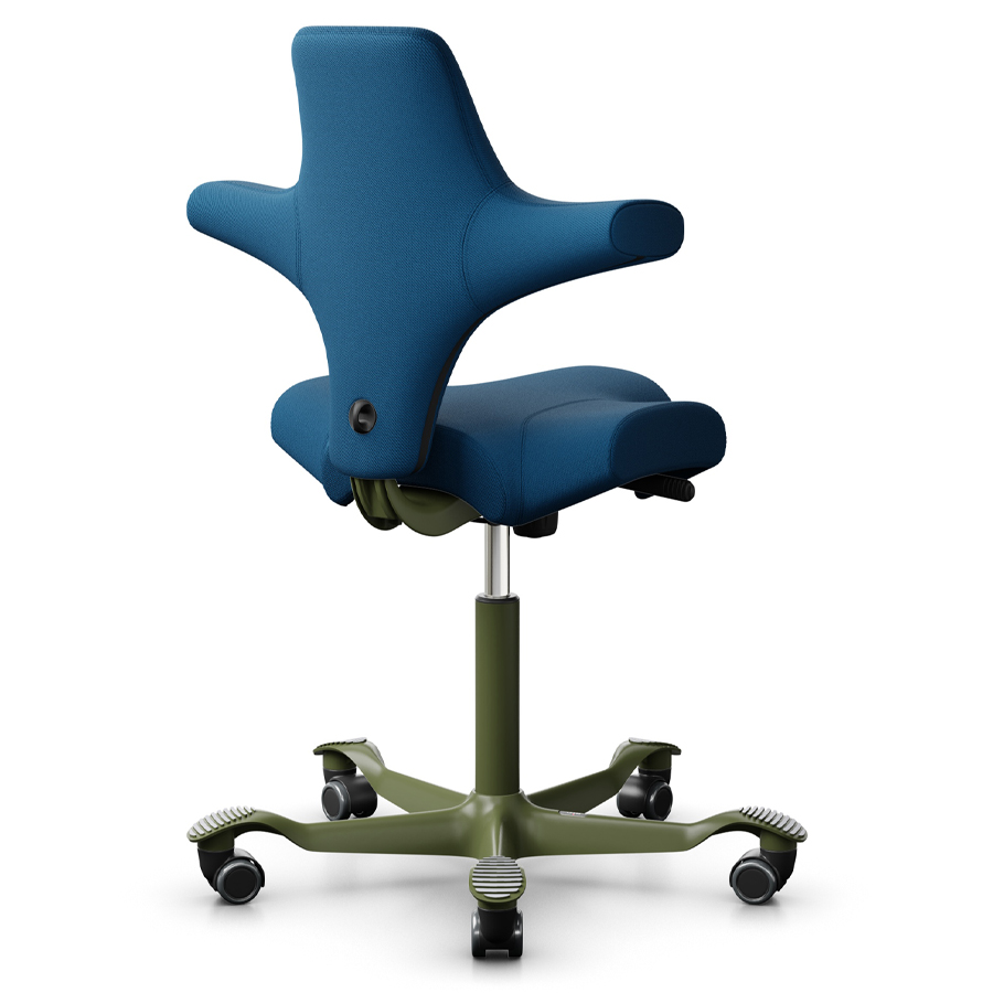 HAG CAPISCO 8106 | Wollstoff Select marineblau | Gestell Moss Grey