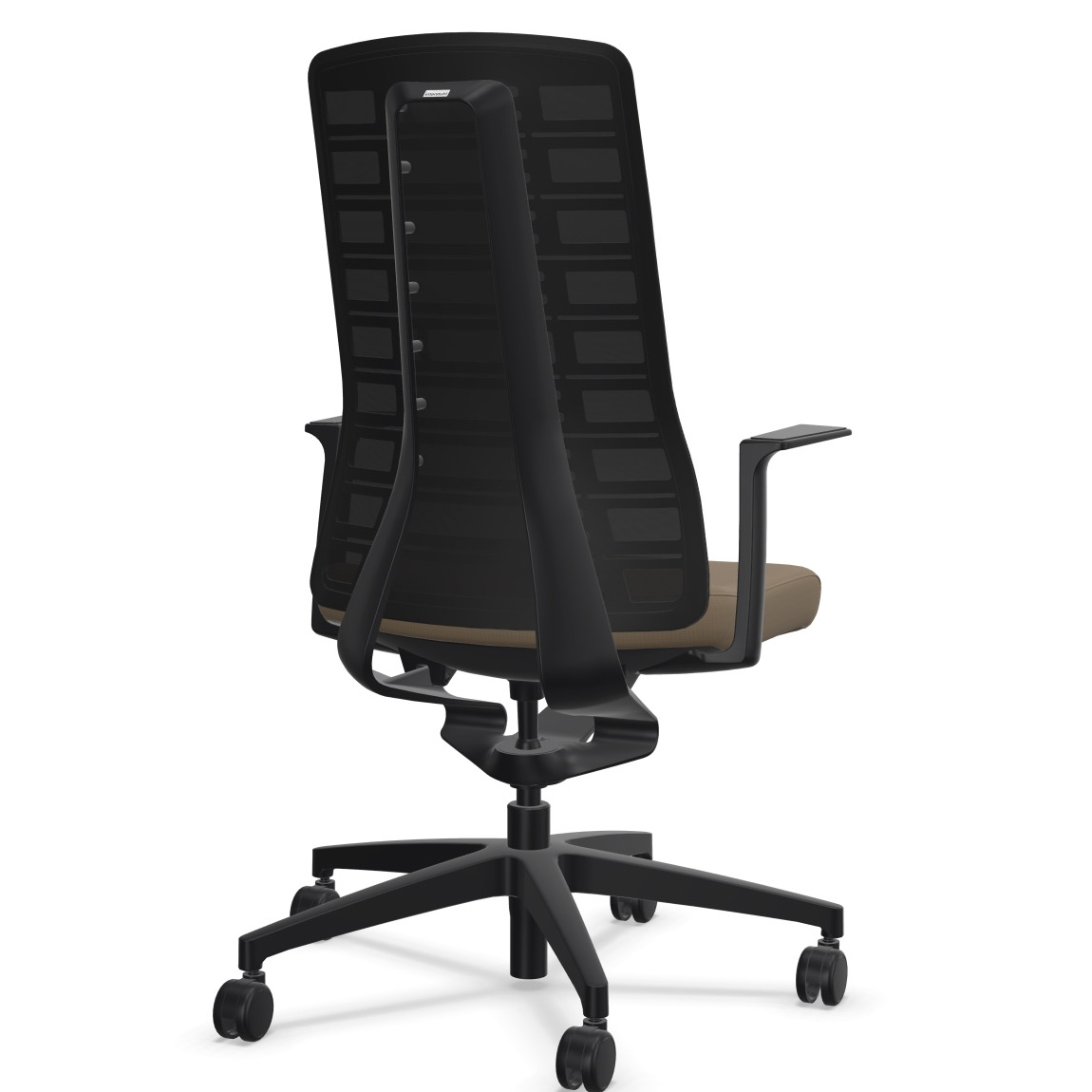 Interstuhl PUREis3 PU213 Bürostuhl schwarz mit Netzrücken schwarz