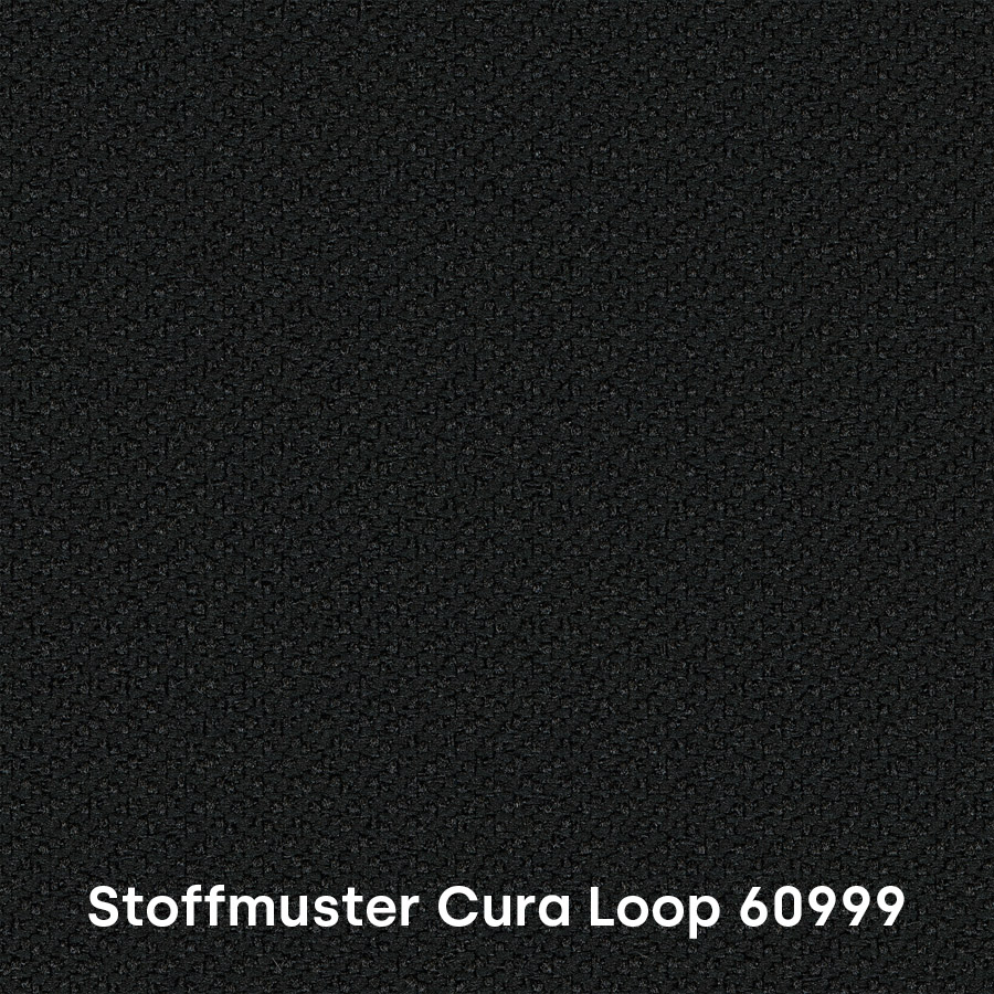 HAG CAPISCO PULS 8020 | White Edition mit Polster in Schwarz | Gestell weiß