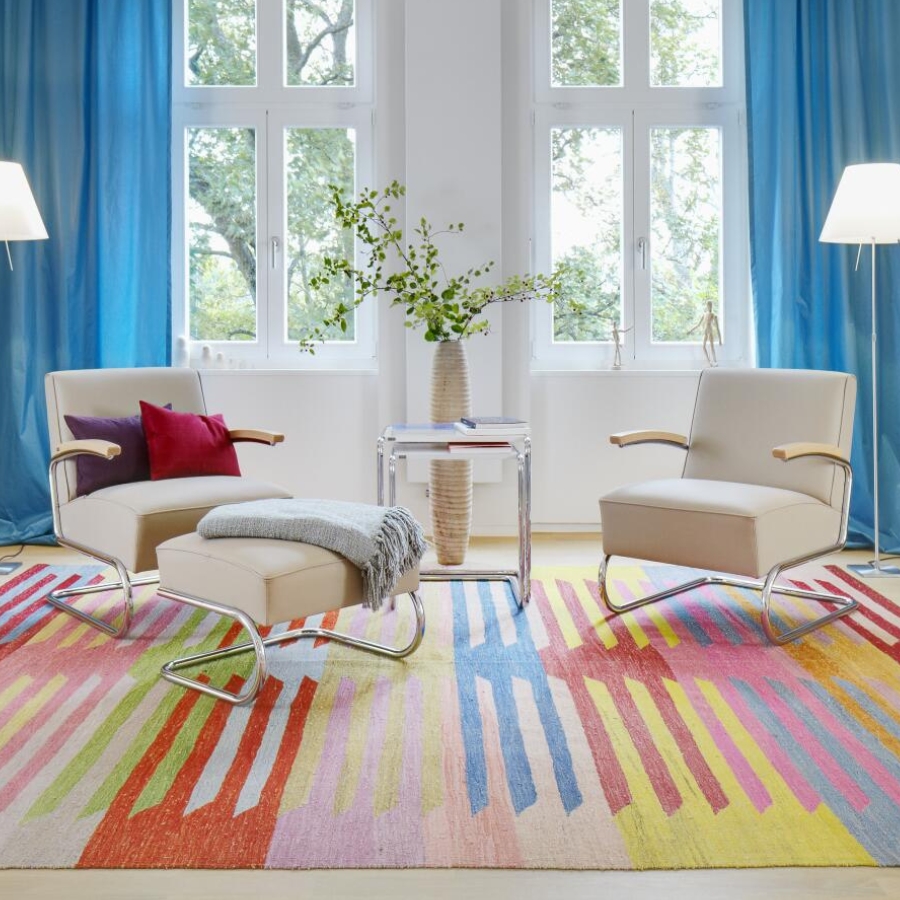 THONET S 411 H Freischwinger Hocker | Konfigurator
