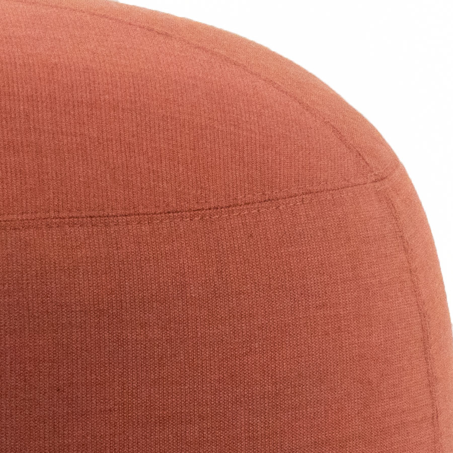 lapalma KIPU Sitzhocker | Bezug Canvas rosa meliert