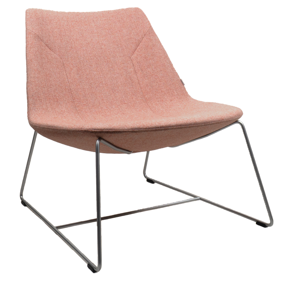 ABVERKAUF | Profim Chic Lounge Sessel | Leichte Mängel | Bezug Synergy LDS74 | Kufengestell