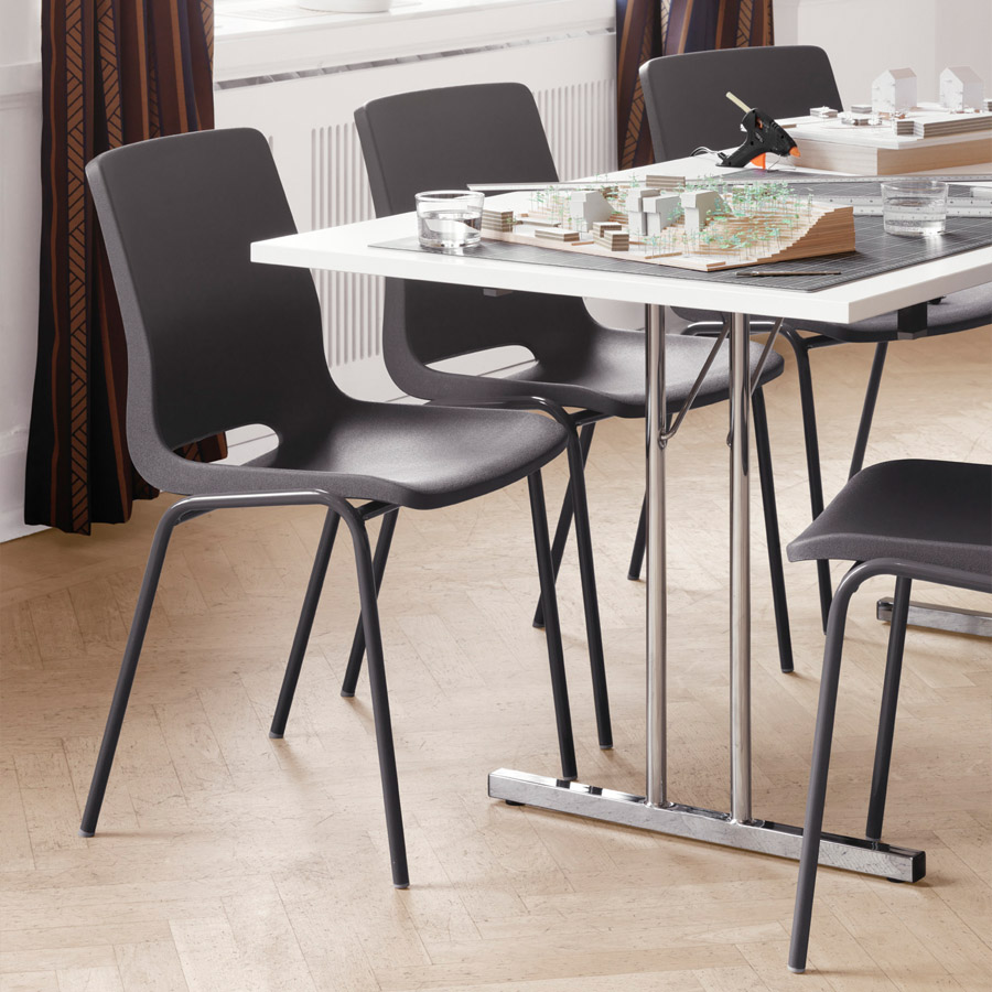 Profim Ana ungepolstert | Beispielbild Schale und Gestell in Charcoal grey