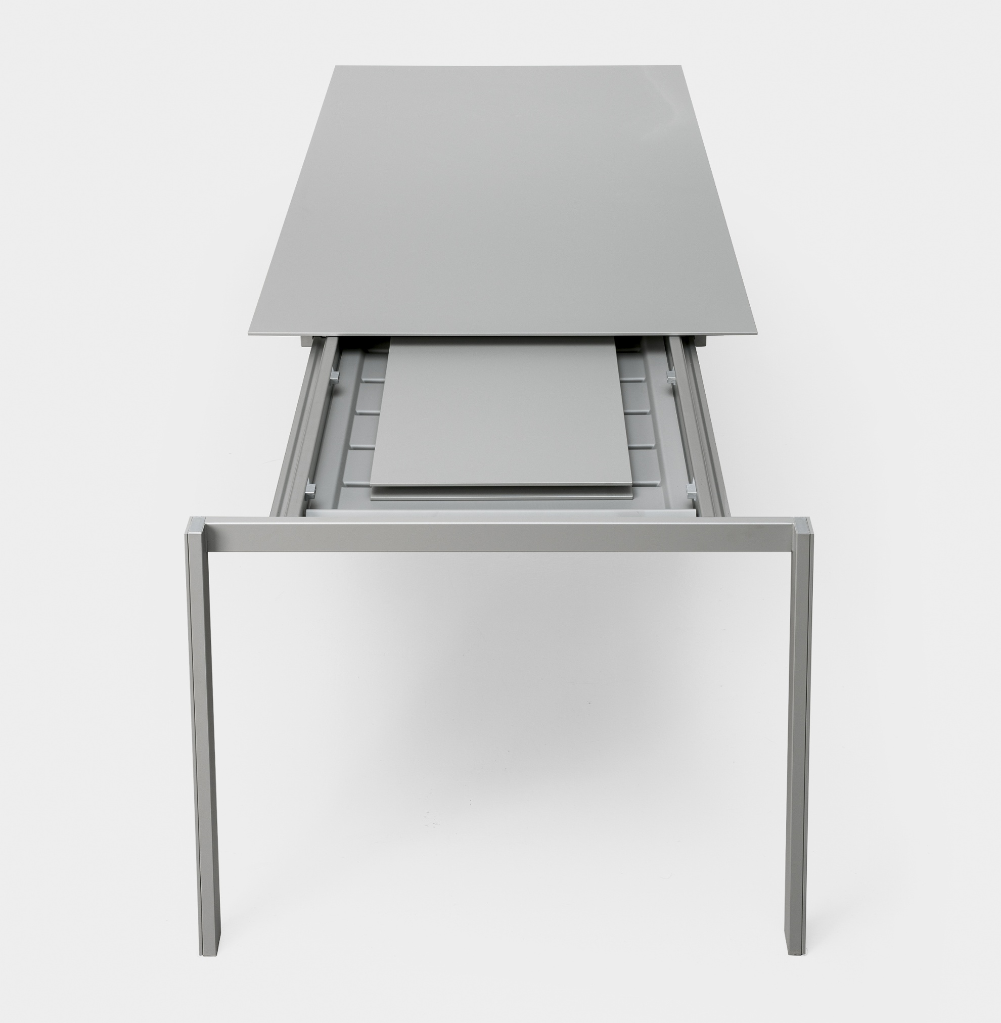 Kristalia Thin-K Aluminium Esstisch | Gartentisch | Ausziehbar