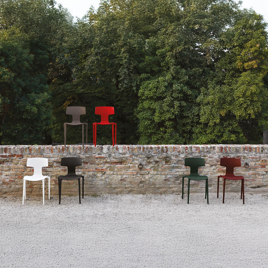 Bejot Split SP215 Vierfuß Kunststoffstuhl | Outdoor geeignet | Kantinenstuhl | Konfigurator