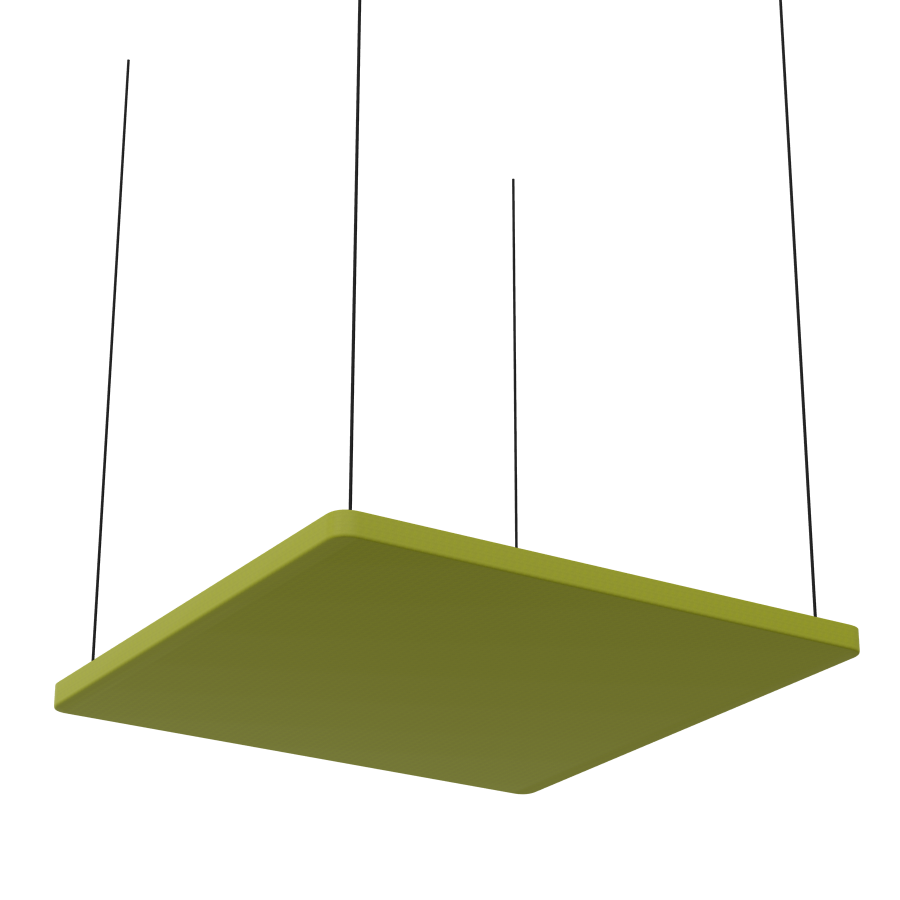 BEJOT Selva Sky 120x120 cm Deckenabsorber Akustikelement grün