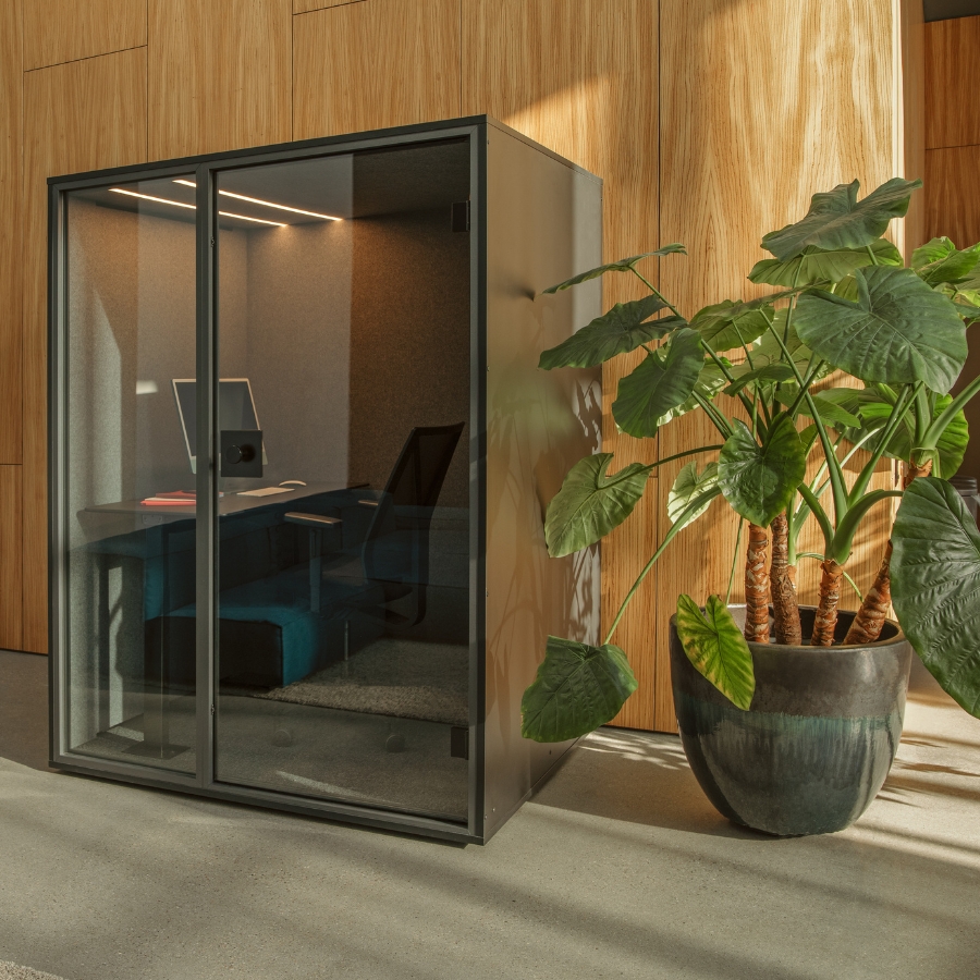 Berlin Acoustics Work Akustikbox in Schwarz