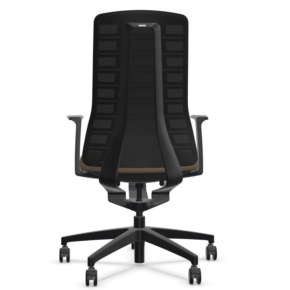 Interstuhl PUREis3 PU213 Bürostuhl schwarz mit Netzrücken schwarz